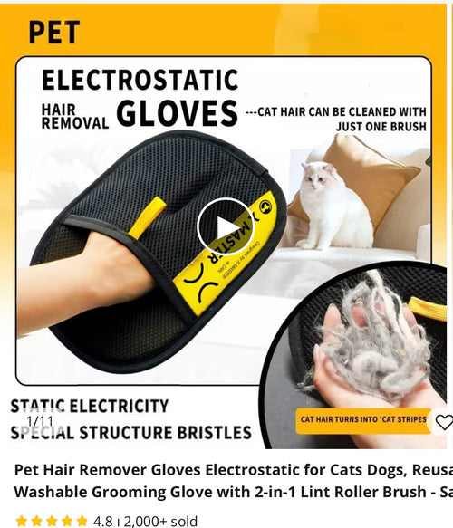 PET GROOMING GLOVE